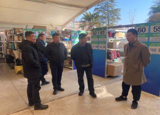 淮北市邮政管理局党组书记、局长高二东来校调研校园快递工作